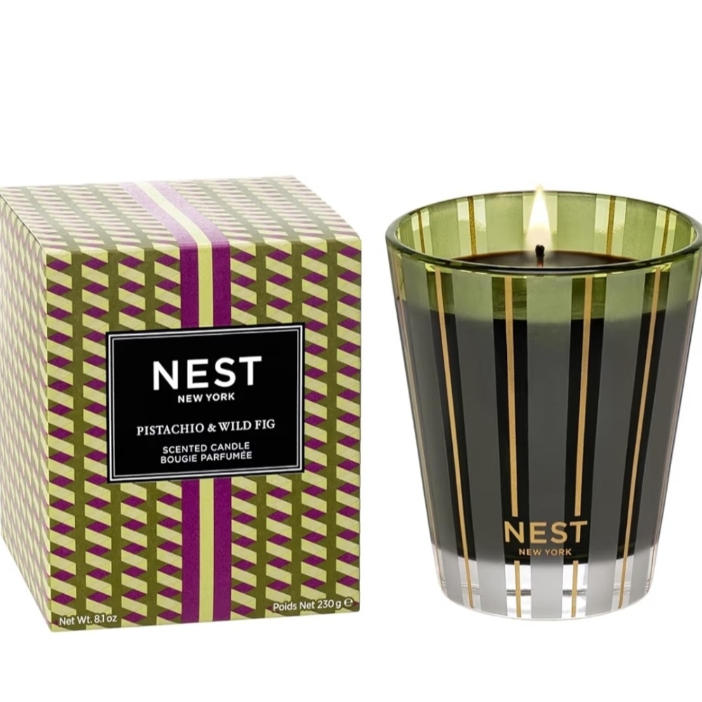 Nest New York Pistachio &‎ Wild Fig Scented Bougie Candle 8.1 Oz NEW